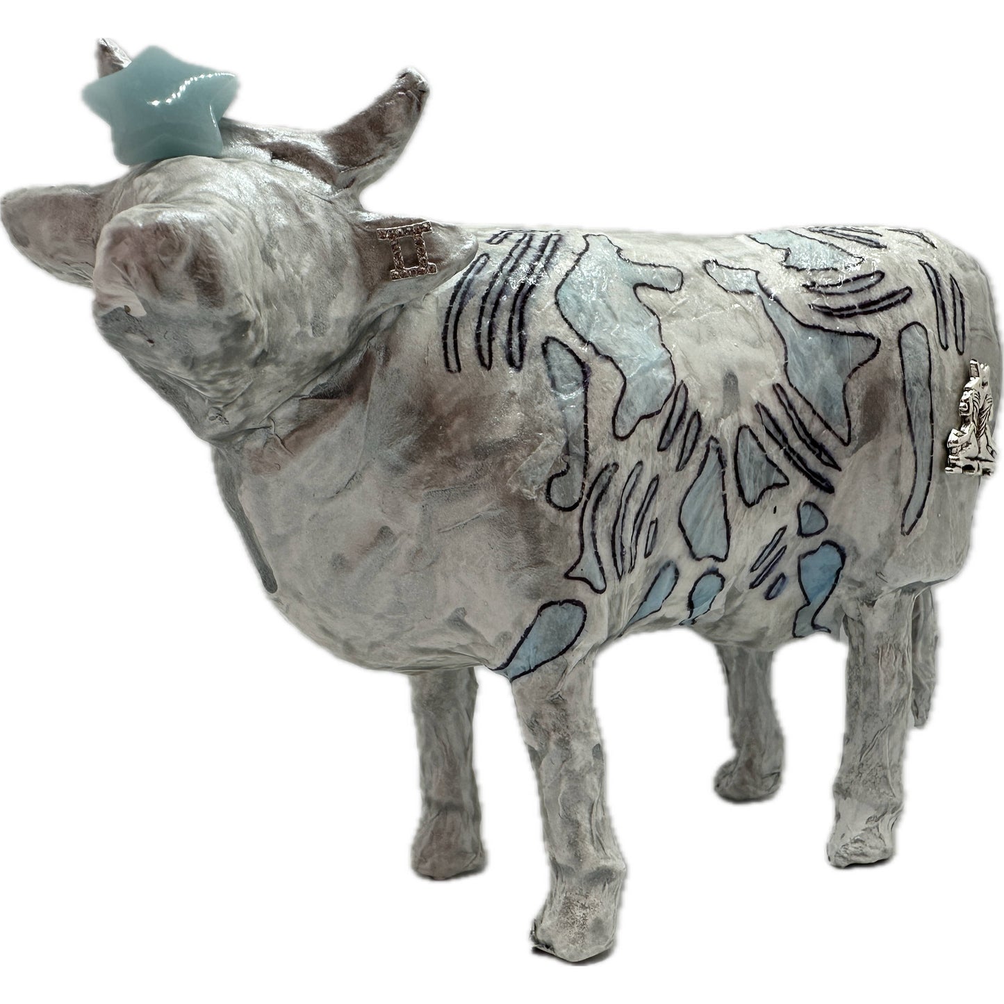 Vache décorative l'HorosCOWpe - Gémeaux