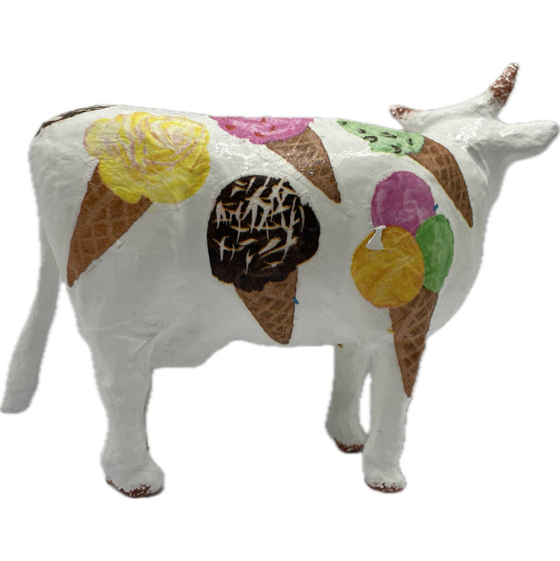 Vache décorative la COWrnet de glace