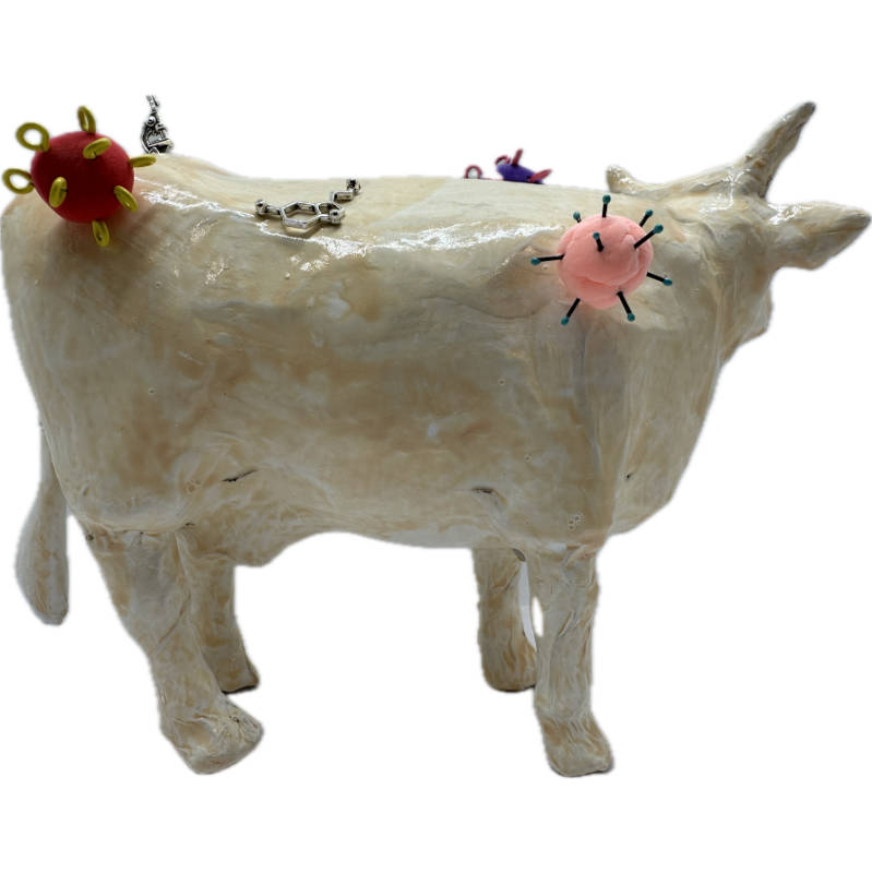 Vache décorative la MicrosCOWpe