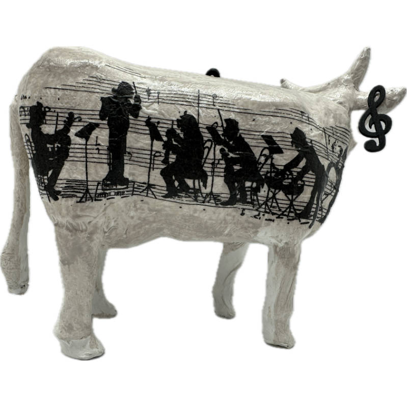 Vache décorative l'Orchestre COWlonne