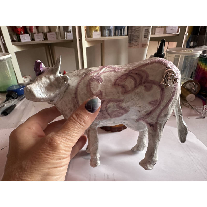 Vache décorative l'HorosCOWpe - Poissons