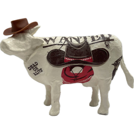 Vache décorative la COWboy