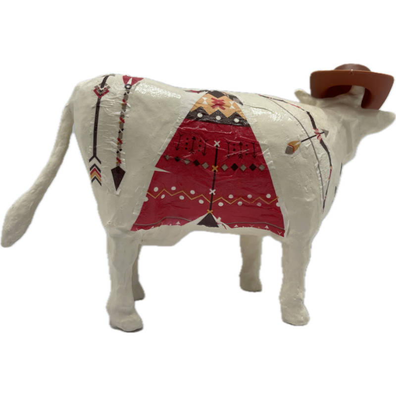 Vache décorative la COWboy