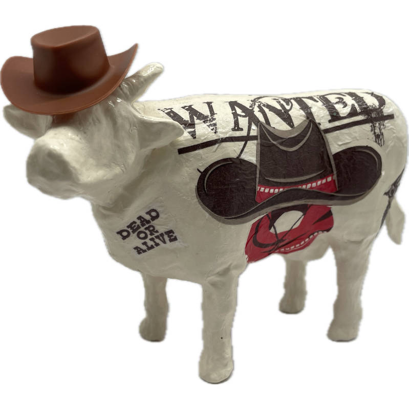 Vache décorative la COWboy