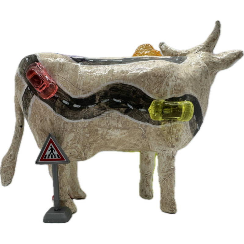 Vache décorative la COWde de la Route