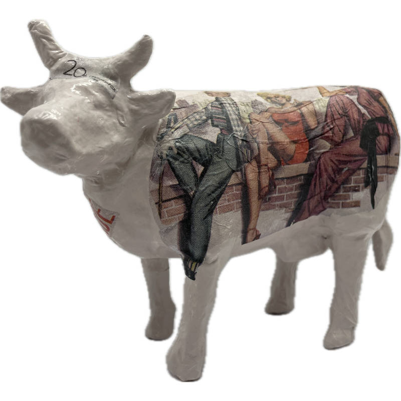 Vache décorative la COWmédienne