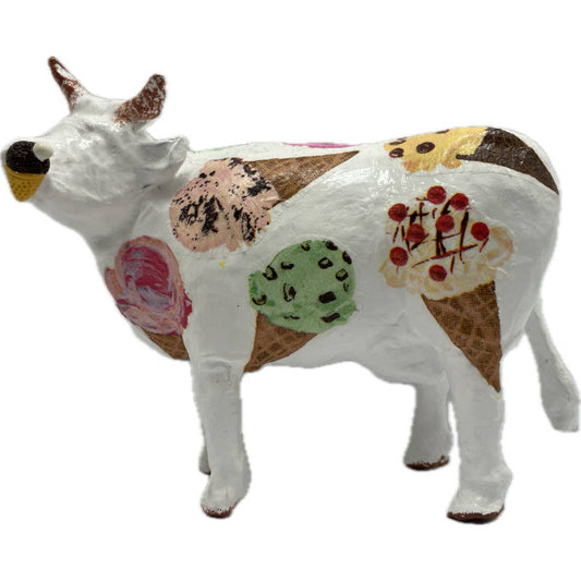 Vache décorative la COWrnet de glace